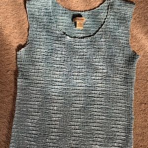 Light green ribbed shirt